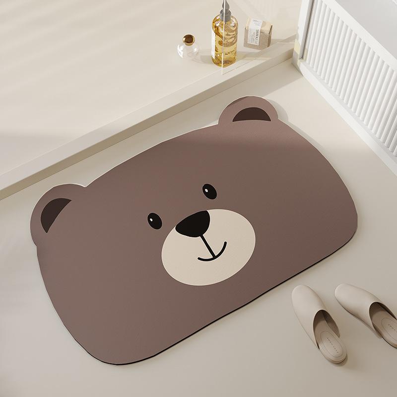 ・素材: 珪藻土・模様: 動物・洗い方: 水洗い・形状: 変形・スタイル: 漫画・色: クマ, 猫, イヌ, ゾウ, ペンギン, カバ, サル, アライグマ, トラ, コアラ, ブタ, ウシ, カエル, ライオン, サメ, ヒツジ・サイズ: 40*60cm, 50*80cm, 60*90cm, 80*120cm (2.5mm 珪藻土), 40*60cm, 50*80cm, 60*90cm, 80*120cm (3.5mm 珪藻土)・スペース: 浴室