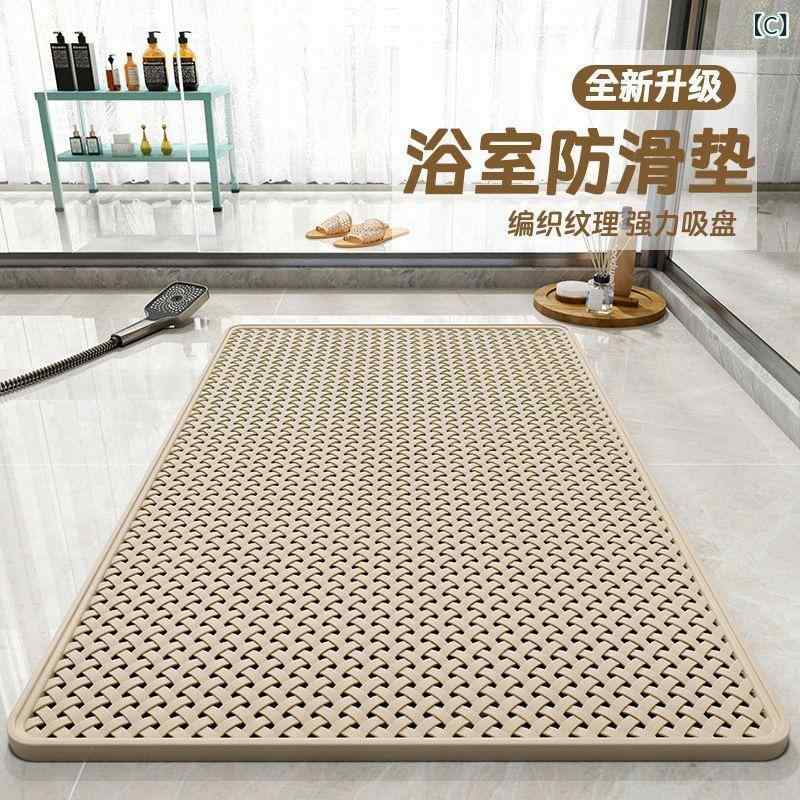 バスマット 浴室マット 滑り止めマット キッチンマット 洗面所マット ドアマット 玄関マット 吸水 速乾 防カビ 抗菌 防臭 グレー ブルー ピンク グリーン