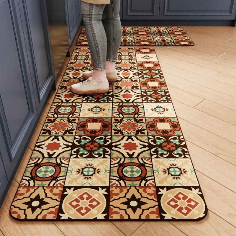 キッチンマット レディース メンズ 珪藻土 バスマット ドアマット カーペット ラグ 滑り止め 防油 吸水..