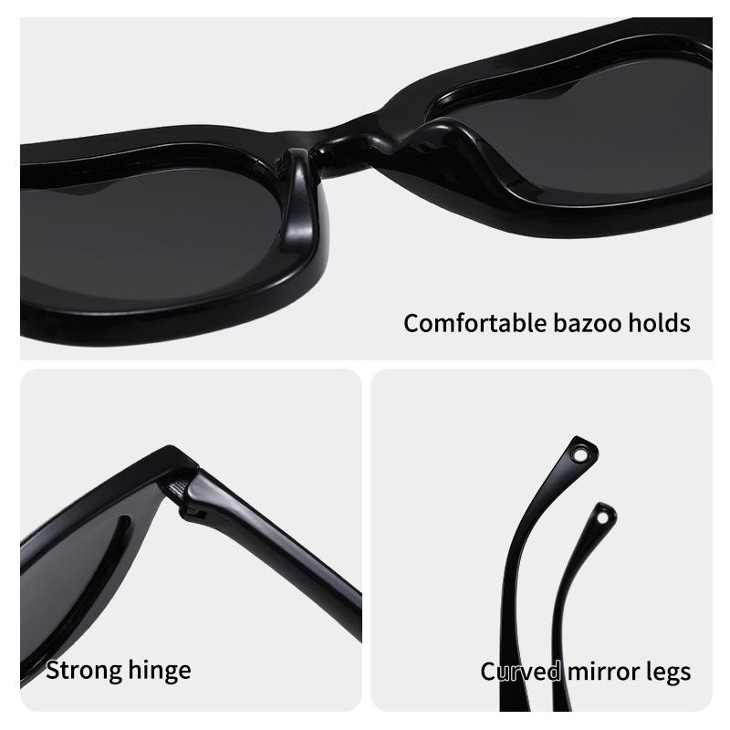 ・項目名: 眼鏡構造・値: フルリム・項目名: UVカット・値: UV400・項目名: フレームカラー・値: ピンク/ピンクグラデーション, ブラック/ブラックグレー, レッド/ブラックグレー, ブラウン/ブラウングラデーション, グリーン/グレーグラデーション, ベージュ/ブラウン, パープル/グレーグラデーション・項目名: レンズカラー・値: 画像参照