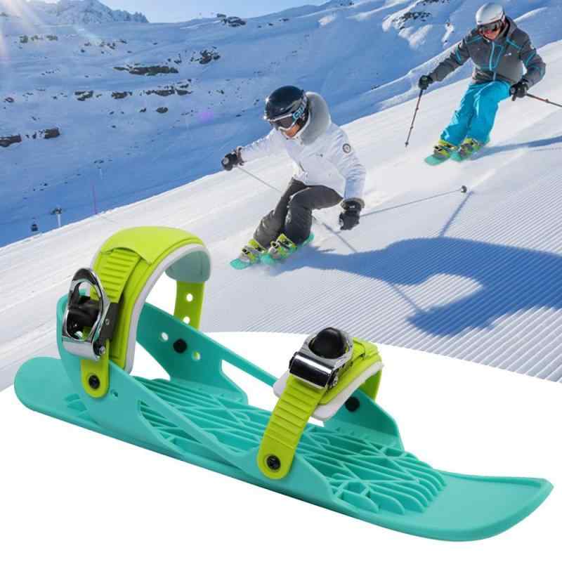 Goggles, Sun Glass - スキー板 子供 大人 ミニ 軽量 スノーボード ショートスキー 軽便 雪遊び ブラック ブルー 蛍光