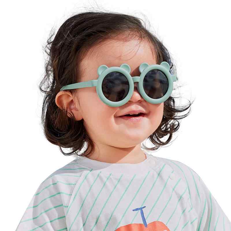 サングラス ベビー キッズ 偏光レンズ UV400 紫外線対策 日焼け止め 小さいサイズ 子供用 肉桂杏仁米 咖啡烤奶棕 芭乐柠檬黄 抹茶可可绿
