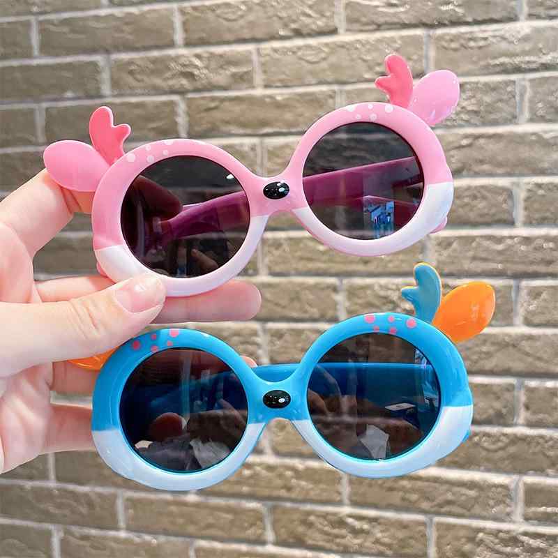 サングラス キッズ 子供用 女の子 男の子 偏光レンズ UVカット 紫外線対策 遮光 異形 かわいい アニマ..