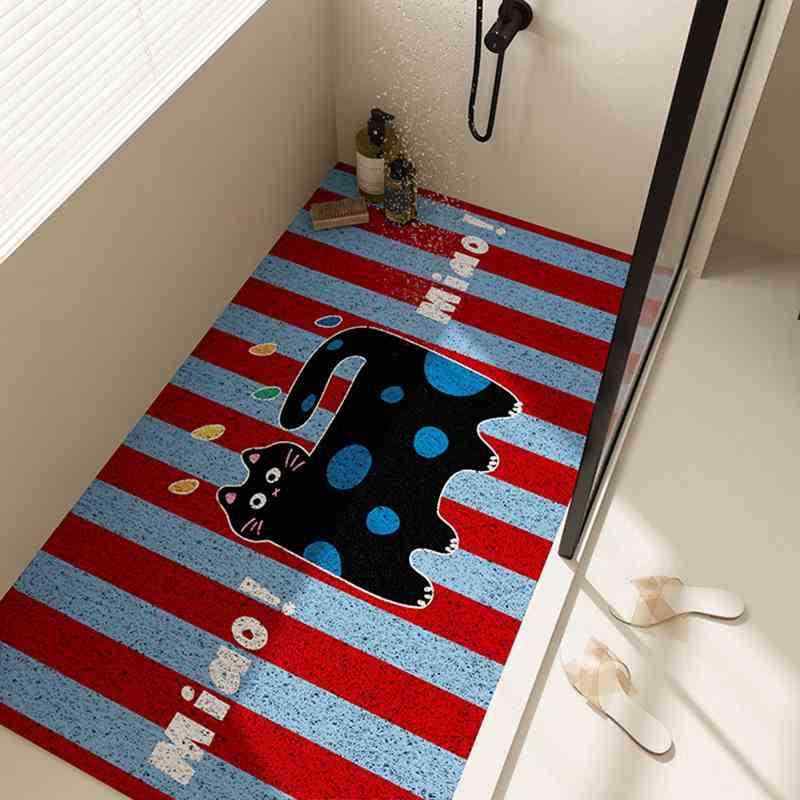 マット 浴室マット カー用品 幾何学模様 PVC 手洗い可能 防滑 排水 速乾 45 70cm 50 80cm 60 90cm 60 1..