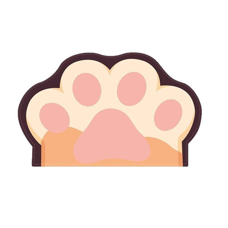 浴缸, 浴室腳墊 - トイレマット レディース かわいい 猫 U型 珪藻土 吸水 速乾 滑り止め 浴室 バスルーム ドアマット おしゃれ グレー イエロー ピンク ブルー