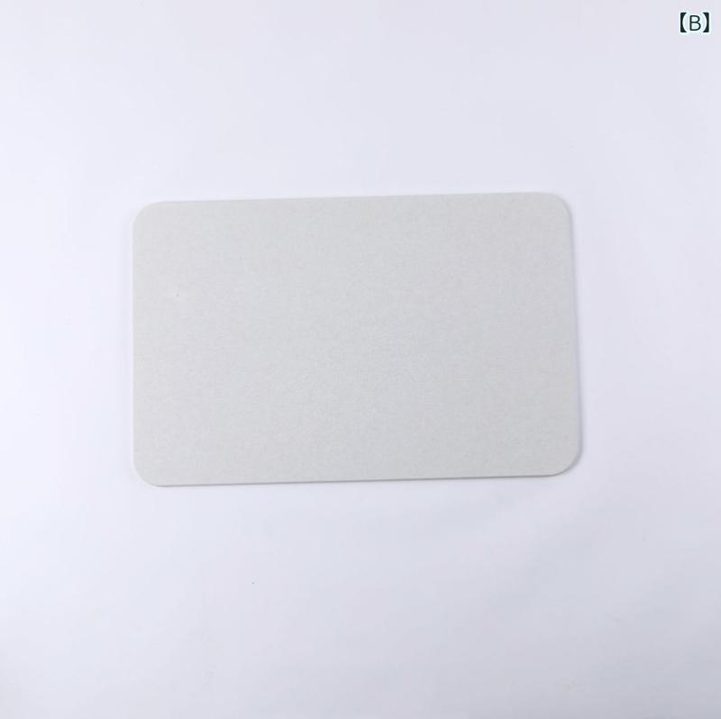 珪藻土マット 浴室マット 吸水速乾 バスマット ドアマット 玄関マット 滑り止め付き ホワイト ライトグレー グリーン ピンク ブルー ダークグレー スクエア 無地 シンプル