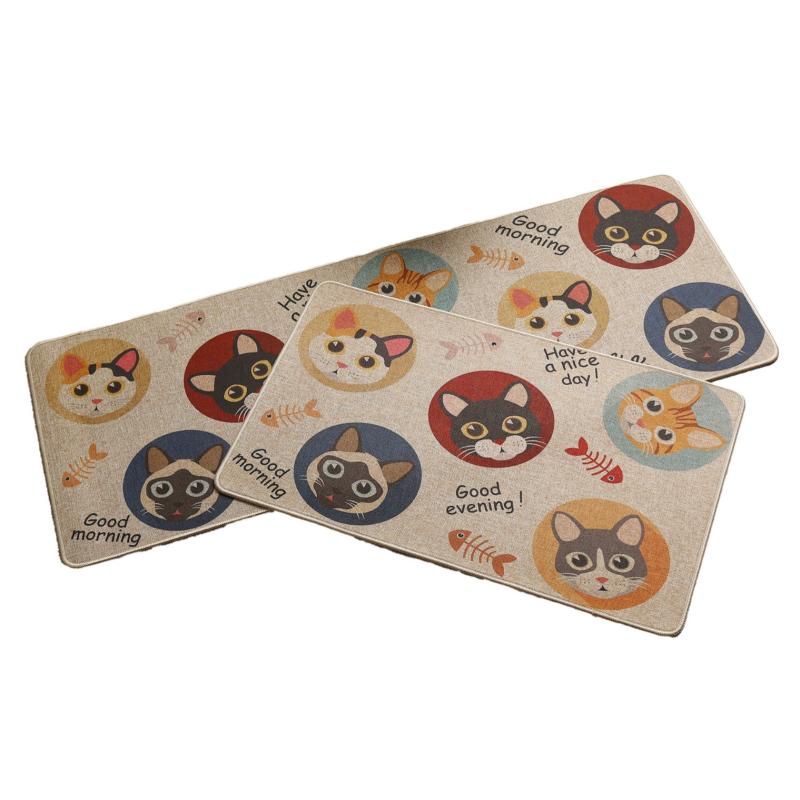 マット 玄関マット 高級感 吸水 速乾 滑り止め キッチンマット 幾何学模様 花柄 アニマル柄 38×58cm 43×68cm 43×118cm リビング 寝室 幾何柄 かわいい(3.0)