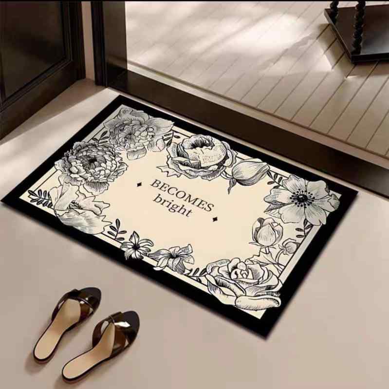 マット 玄関マット バスマット 珪藻土 吸水 滑り止め 洗面所 浴室 足拭きマット シリコン ドアマット ..