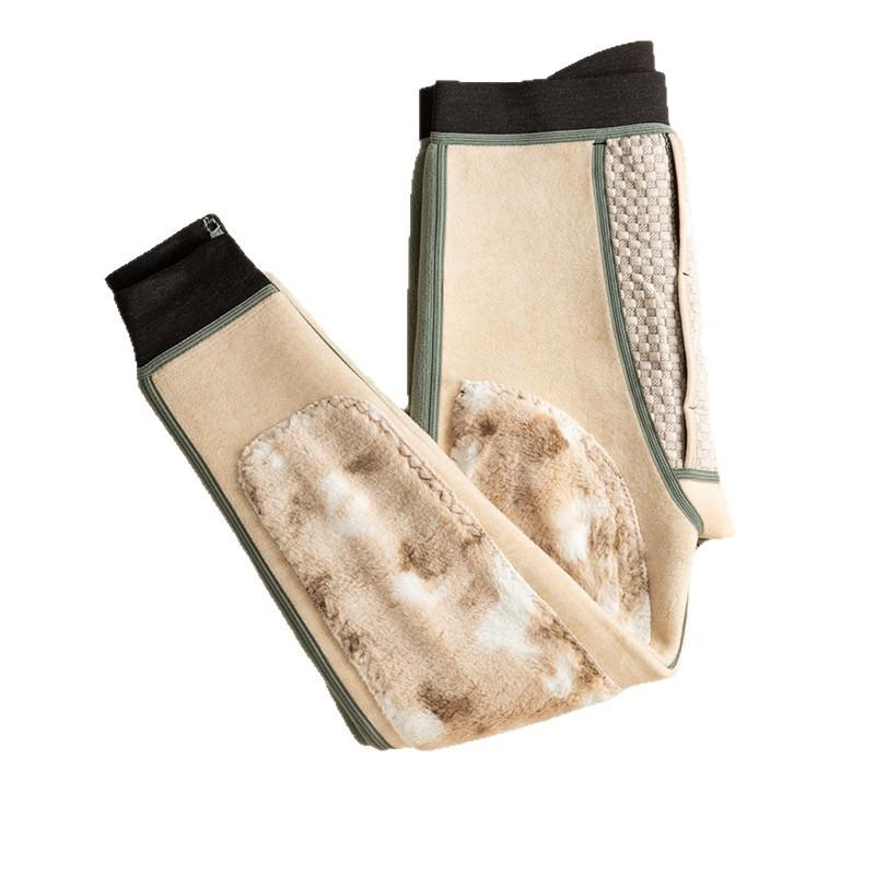 メンズ 防寒タイツ 裏起毛 あったか インナー 男性用 高腰 ズボン下 スパッツ ポリエステル ブラック グレー 膝当て付き ゆったりサイズ