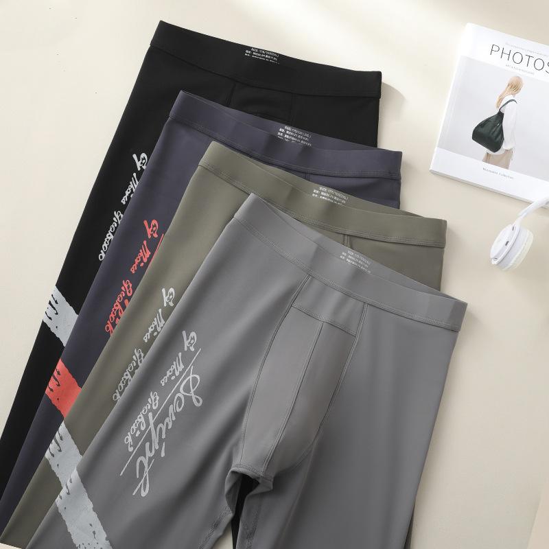 パンツ 男性用 裏起毛 秋 冬 ズボン あったか 厚手 レギンス スパッツ 黒 ブラック グレー 伸縮性