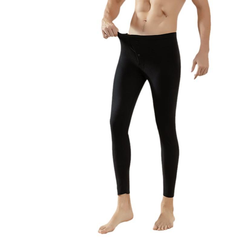 メンズ 秋用インナー あったか起毛 九分丈 ポリエステル 肌着 スパッツ レギンス 大寸サイズ 秋冬 保温