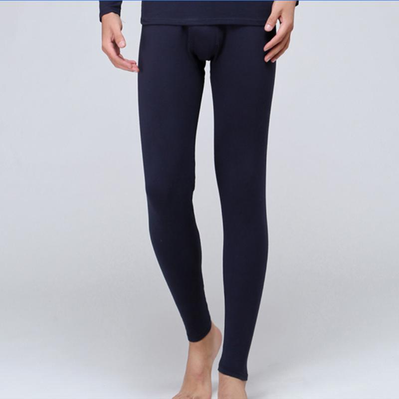 秋パンツ 男性用 レギンス スパッツ ライカ綿 コットン 伸縮性 保温性 無地 ブラック系 グレー系 ネイビー系