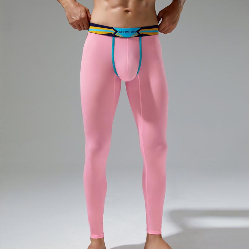 レギンス メンズ 男性用 インナータイツ 薄手 スポーツ スパッツ 9分丈 無地 保温 伸縮性 ストレッチ ホワイト ピンク系 グリーン系 ネイビー