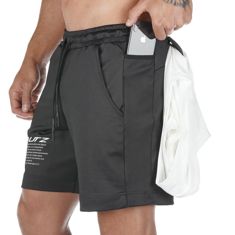 ハーフパンツ メンズ トレーニング ランニング スポーツウェア 吸湿速乾 ショートパンツ 男性用 ジム 運動着 ルームウェア 黒 白 灰色