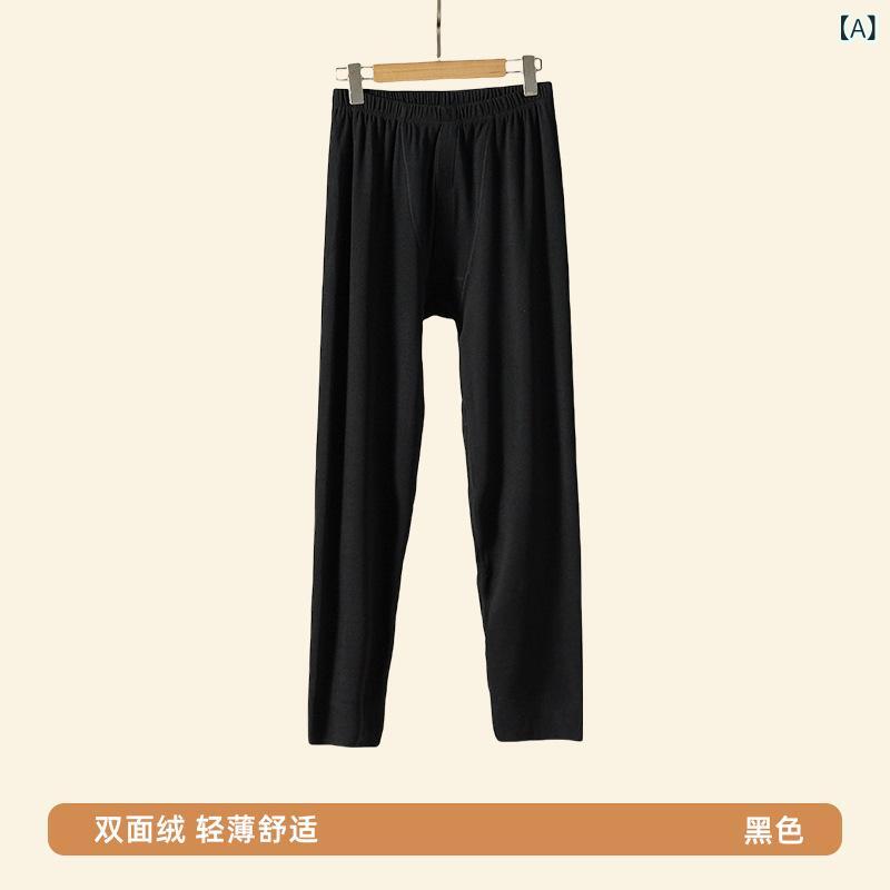 メンズ 秋用 厚手 裏起毛 保温インナー タイ...の紹介画像2