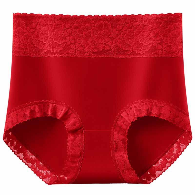 Face Towel - レディース 内裤 高腰 レース 紅色 純棉 裆部 提臀 収腹 三角裤 運気アップ 赤 ピンク 綿素材 伸縮性 快適 普段使い 通勤用 結婚式 女性用 下着 幸運 アイテム 軽量 柔らか 機能性