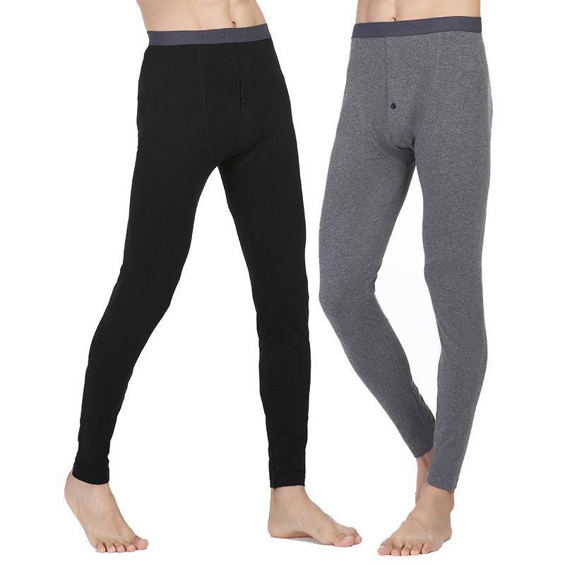 メンズ 秋用レギンス スパッツ 精梳綿 無縫製 伸縮性 薄手タイプ あったか インナー 中厚 L XL 2XL 3XL ネイビーブルー ライトグレー ダークグレー ブラック