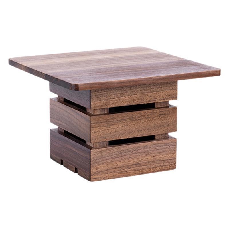 果物皿 レディース ホテル ビュッフェ サラダ 涼菜 食物 展示架 調味料 ボウル デザート ティーブレイク 組み合わせ 木製 胡桃木 2段 3段 4段 5段 正方形 木板 陶器