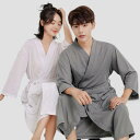 バスローブ メンズ レディース 春秋 ワッフル 長袖 ホテル 部屋着 寝間着 パジャマ 膝丈 ポリエステル 快適 Vネック 無地 白 ホワイト 灰色 ネイビー ...