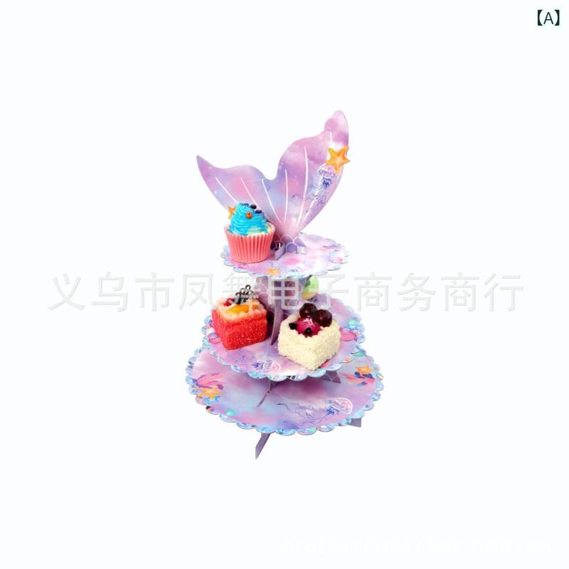 ・素材: 紙・スタイル: 241500541・カテゴリ: ケーキ架・用途: 会場装飾・色: 人魚ケーキ架1(1個/包), 人魚ケーキ架2(1個/包), 人魚ケーキ架3(1個/包), 白黒チェックケーキ架(1個/包), ユニコーンケーキ架(1...