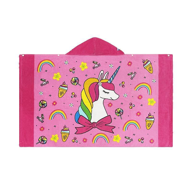 子供用バスローブ キッズ 全綿 コットン フード付き 男の子 女の子 バスローブ 水泳 プール ビーチ 春