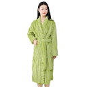 バスローブ レディース パジャマ フランネル 厚手 ミドル丈 あったか ルームウェア 部屋着 ベージュ 紫 ピンク ポリエステル 秋冬 春夏