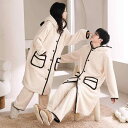 パジャマ レディース 秋冬 厚手 フリース ペア 寝巻き 上下セット 珊瑚フリース あったか 暖か 保温 長袖 ルームウェア 部屋着 リラックス ゆったり 大き...