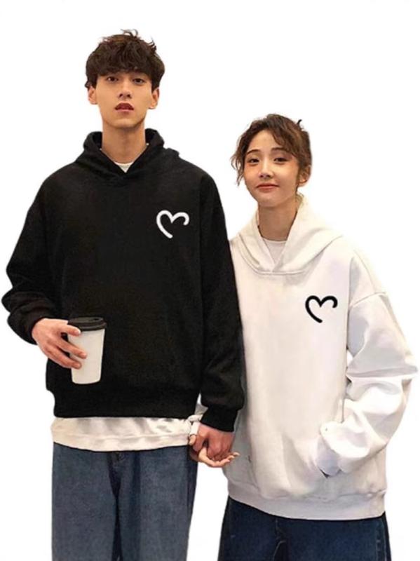 パーカー カップル ペアルック 秋冬 長袖 トレーナー オーバーサイズ ゆったり コットン 幾何学模様 ホ..