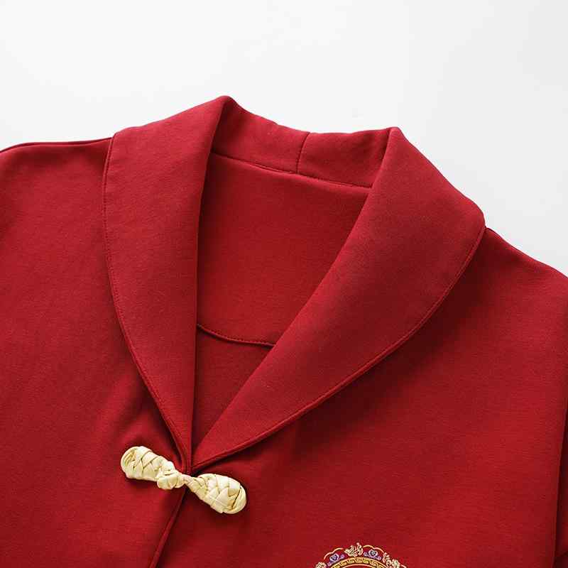 ・カテゴリ: セットアップ・スタイル: カーディガン・素材: 綿・生地: ラ架爽綿・厚さ: 中厚・生地の厚さ: 約181-200g/平方メートル・襟の形: 襟付き/ポロ襟・袖丈: 長袖・パンツ丈: 長ズボン・機能: リラックス・機能: 通気...