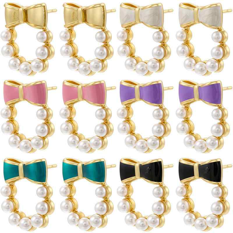 イヤリング レディース 蝶 バタフライ ジルコニア パール ドロップ イヤリング ゴールド 金色 シルバー 銀色 ホワイト 白 ピンク パープル 紫 グリーン ...