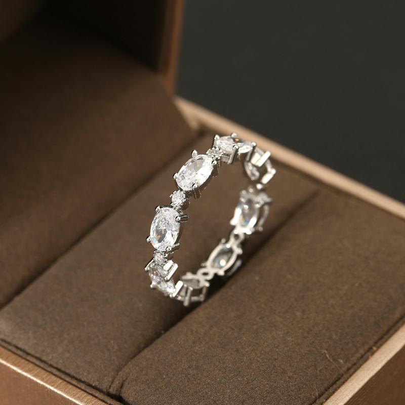 指輪 レディース メンズ 楕円 ジルコニア 幾何学模様 リング 高級感 高見え エレガント おしゃれ かわ..