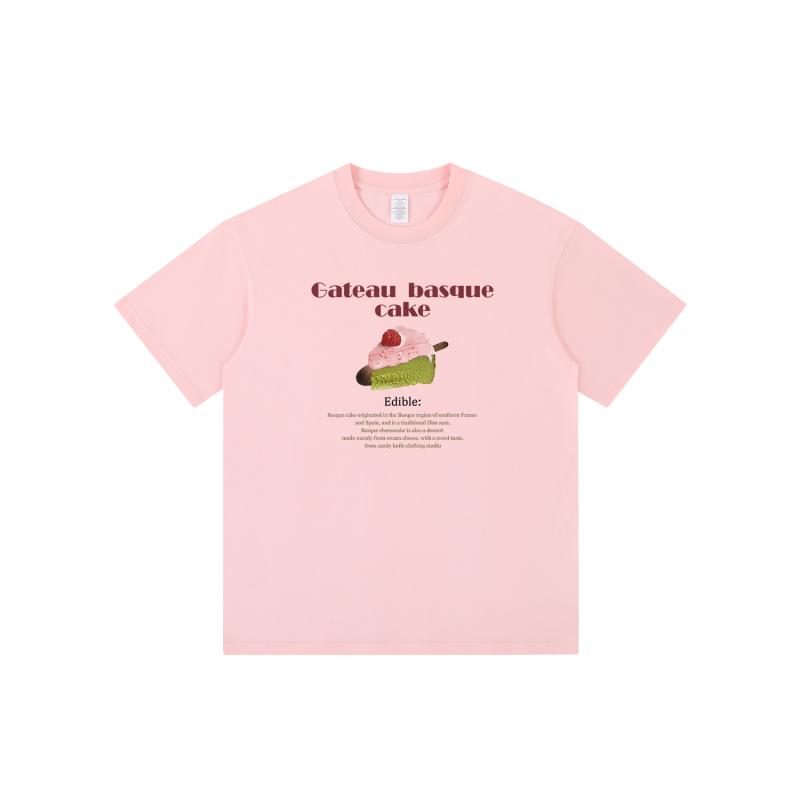 Tシャツ レディース メンズ 半袖 コットン 港風 ストリート アルファベット柄 プリント ゆったり かわいい 白 麻グレー ピンク系 米イエロー