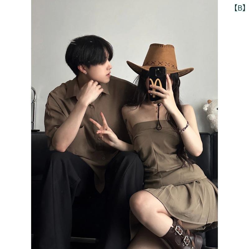 セットアップ レディース カップル 甜辣妹風 ...の紹介画像3