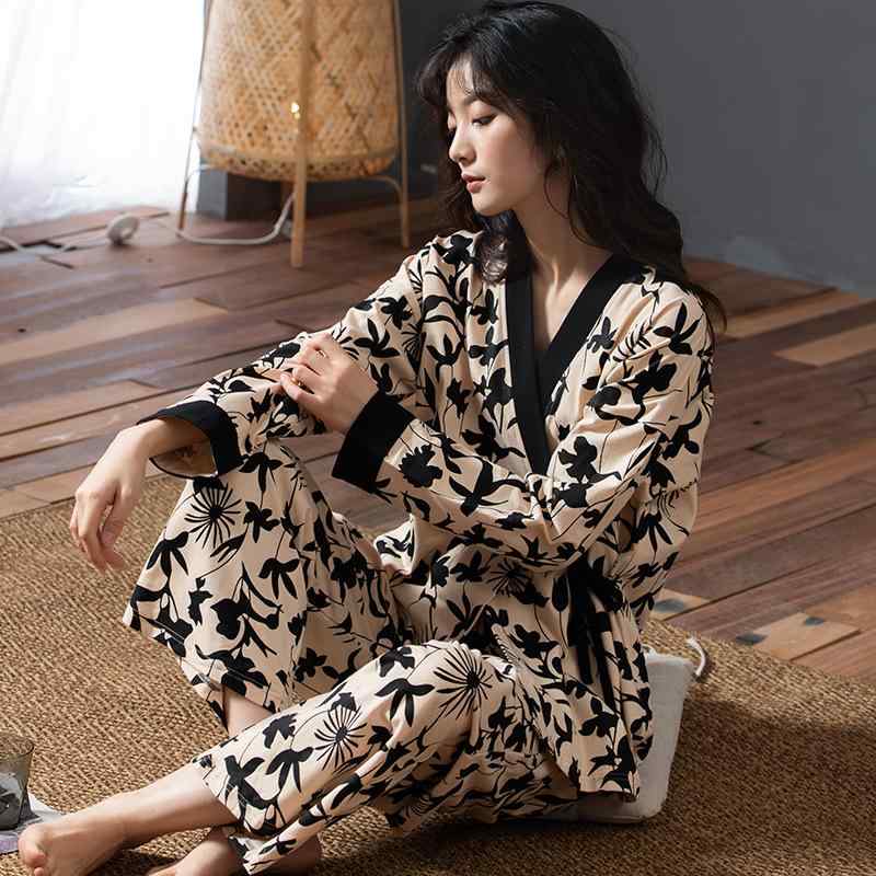 パジャマ レディース 春秋 長袖 綿 上下セット Vネック 部屋着 ルームウェア 寝巻き 婦人服 大きいサイ..