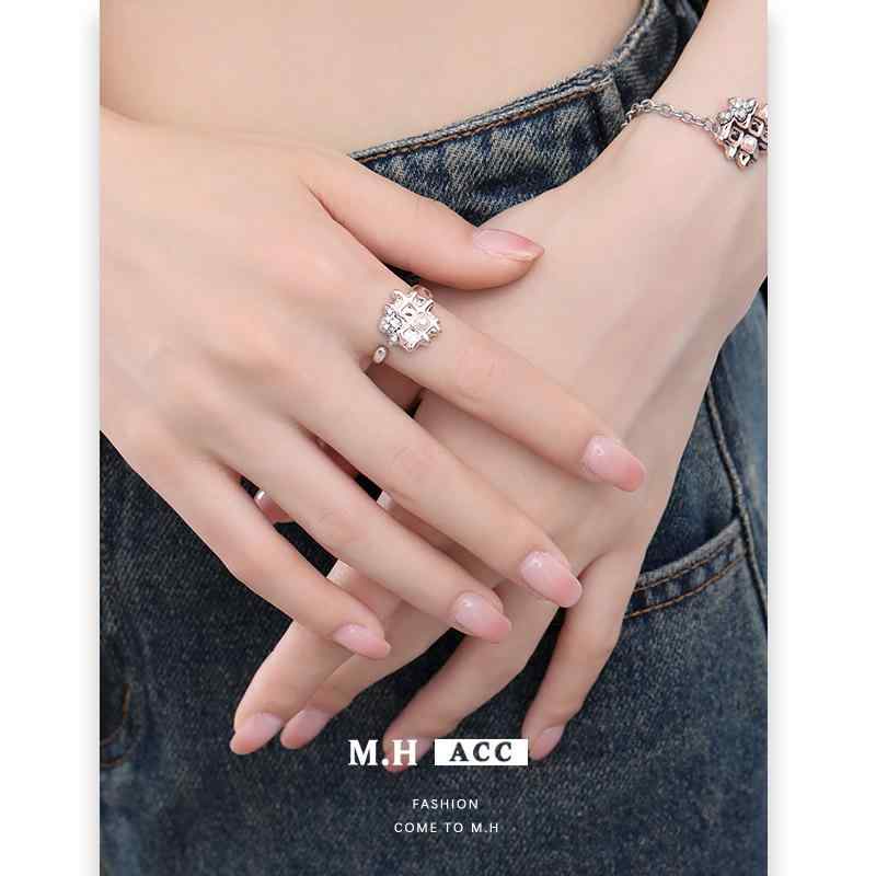 指輪 レディース ワッフル モチーフ リング 小ぶり 高見え おしゃれ トレンド フリーサイズ リング 電..