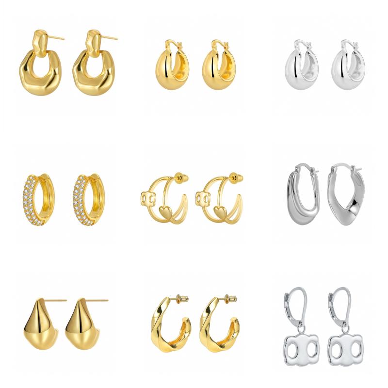 イヤリング レディース シルバー925 銀針 軽奢 高級感 小さめ ファッション耳飾り ピアス ゴールドカラー エレガント カジュアル 通勤 ギフト