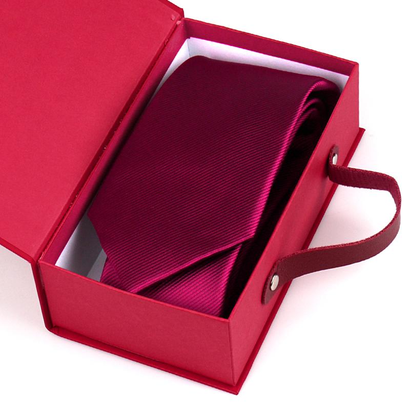 ネクタイ 男性用 花柄 結婚式 新郎 ウェディング スーツ フォーマル 大柄 ワインレッド 赤色 贈答品 ギフトボックス 146cm ポリエステル