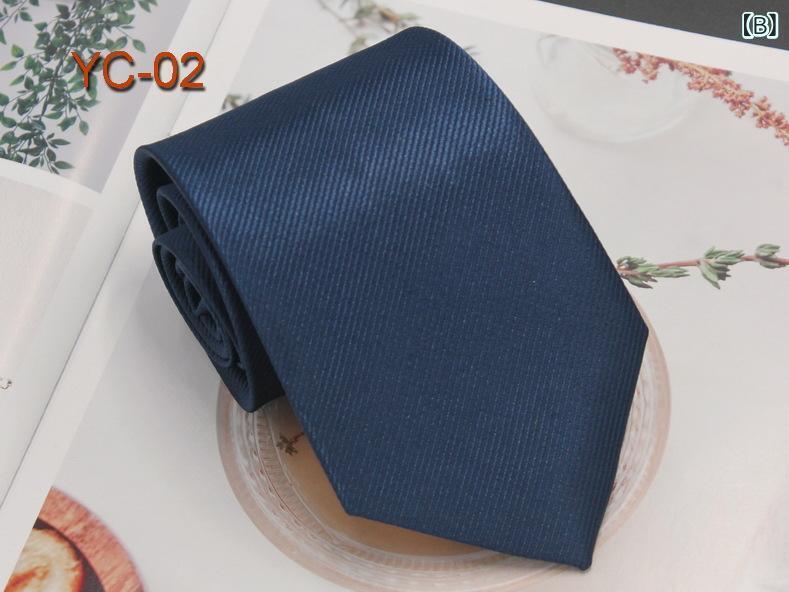 ネクタイ 男性用 ポリエステル シルク 無地 斜め織り ブラック レッド ビジネス フォーマル カジュアル 手作り 8cm