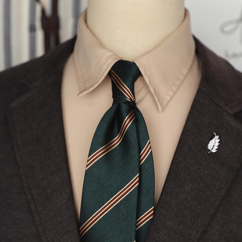 ネクタイ メンズ ストライプ 切り替え 英国風 ビジネス フォーマル ポリエステル