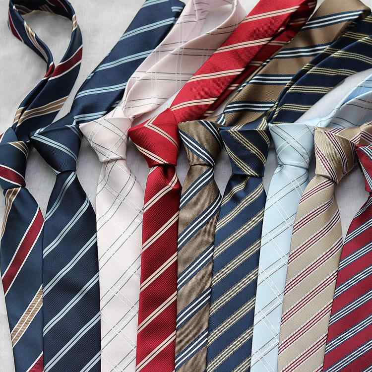 ネクタイ 男性用 フォーマル ビジネス 7cm幅 ストライプ レトロ クラシック スーツ オフィス 結婚式 ファッション ポリエステル