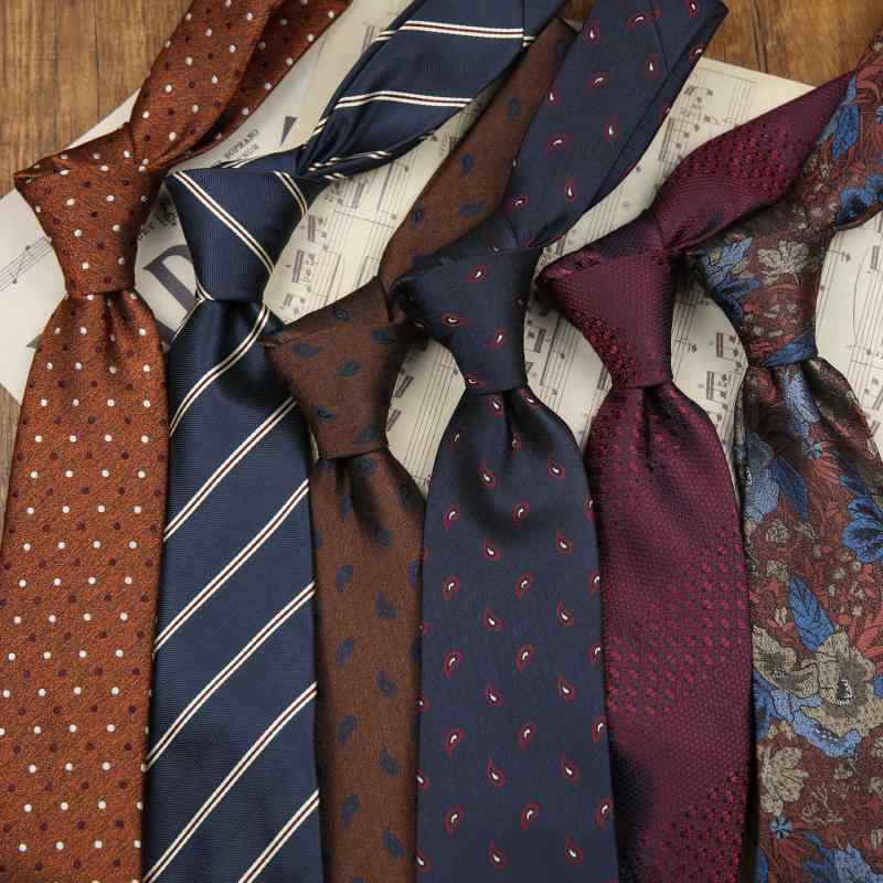 ネクタイ 男性用 フォーマル ドット ストライプ柄 グリーン オレンジ ワインレッド ビジネス 結婚式 ポリエステル 幾何学模様