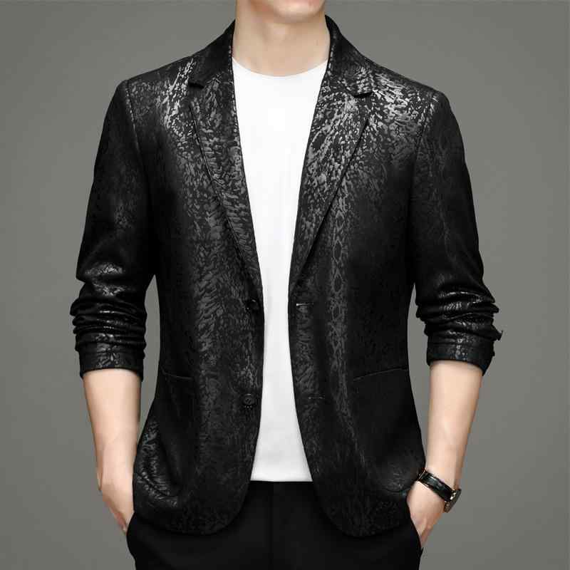 ジャケット メンズ レザージャケット 迷彩柄 ブルゾン アウター 秋冬 PUレザー 合皮 男性用 羽織り ショート丈 スリムフィット スタイリッシュ ブラック系