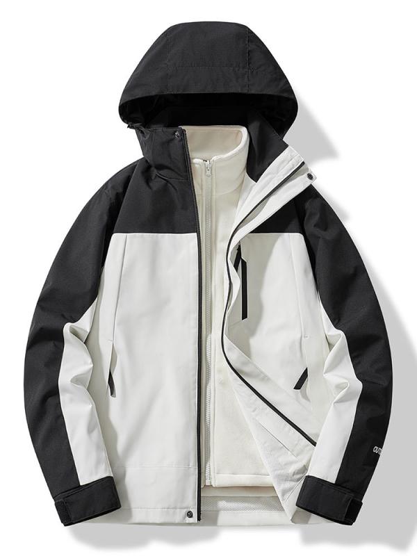 ・カテゴリ: 冲锋衣・機能: 透湿・機能: 保温・機能: 耐摩耗・機能: 防風・生地: 防水・対象: 男女兼用・柄: 無地・スタイル: アウトドア・裏地: フリース・対象年齢: 成人・フード: 有り（取り外し可能）・構成: 2点セット・インナー: フリースインナー（取り外し可能）・生地成分: ポリエステル・カラー: 幻影ブラック・カラー: 迷彩ホワイト・カラー: 深影ブルー・カラー: 以太ブルー・カラー: 銀化グリーン・カラー: 月光ホワイト-幻影ブラック・カラー: 朱雀レッド・カラー: 深グレー-幻影ブラック（男）・カラー: 浅グレー-深グレー（男）・カラー: 迷彩グレー（男）・カラー: オリーブグリーン-幻影ブラック（男）・カラー: 木黛パープル-幻影ブラック（女）・カラー: アップルグリーン（女）・カラー: 如意ピンク-ブラック（女）・カラー: クリスタルグリーン-ダイヤモンドブルー（女）・サイズ: S・サイズ: M・サイズ: L・サイズ: XL・サイズ: 2XL・サイズ: 3XL・サイズ: 4XL・サイズ: 5XL・サイズ: 6XL・防水透湿性: 5000mm以下・対象: カップル・服装の技術: ノンアイロン・フィット: ゆったり・着丈: レギュラー