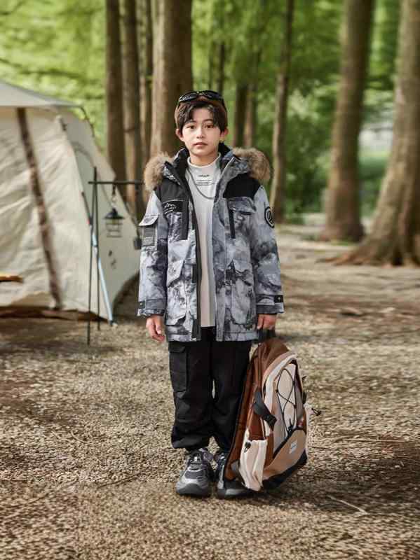 子供服 ダウンジャケット 男女兼用 中綿入り 中 крупный размер アウター 防寒着 ワークウェア アウト..