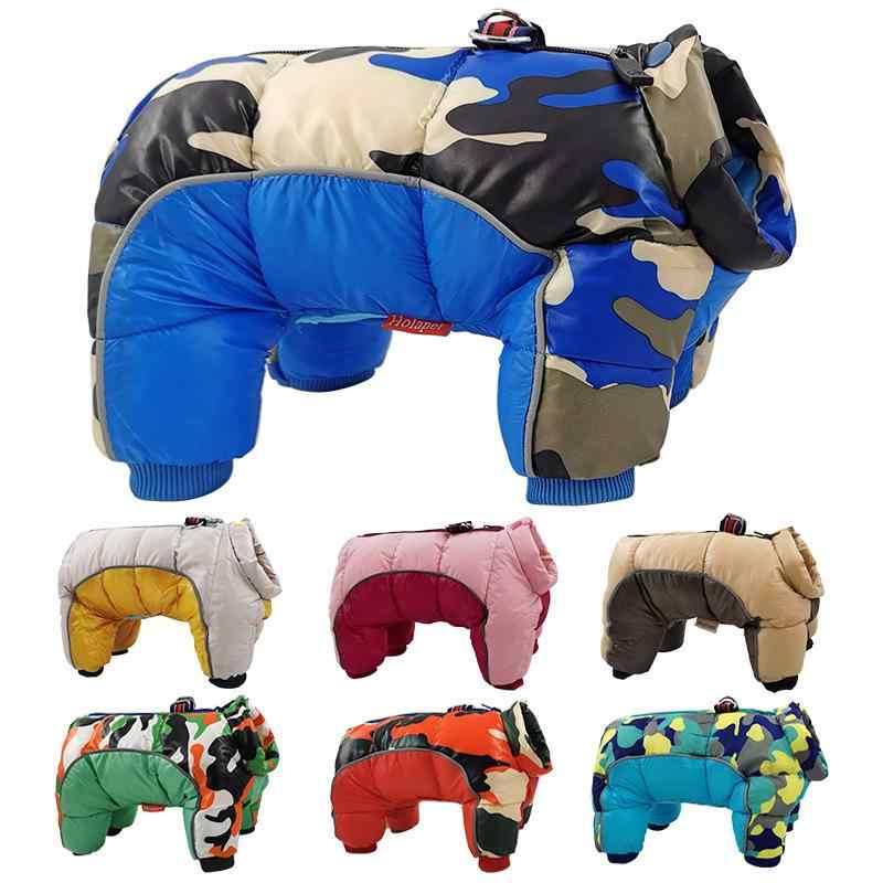 ペット用綿入りジャケット 犬 服 秋冬 ペット服 迷彩柄 小型犬 中型犬 防寒 あったか 天ブルー レッド ネイビー ブラック レッド 紺色 空色