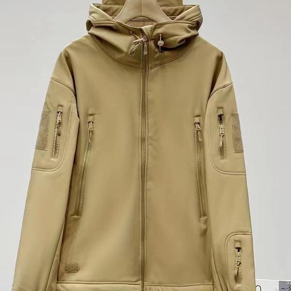 ジャケット 男性用 撥水 防風 防寒 アウター 秋冬 釣り 登山 ウェア 黒 グレー カーキ グリーン 迷彩