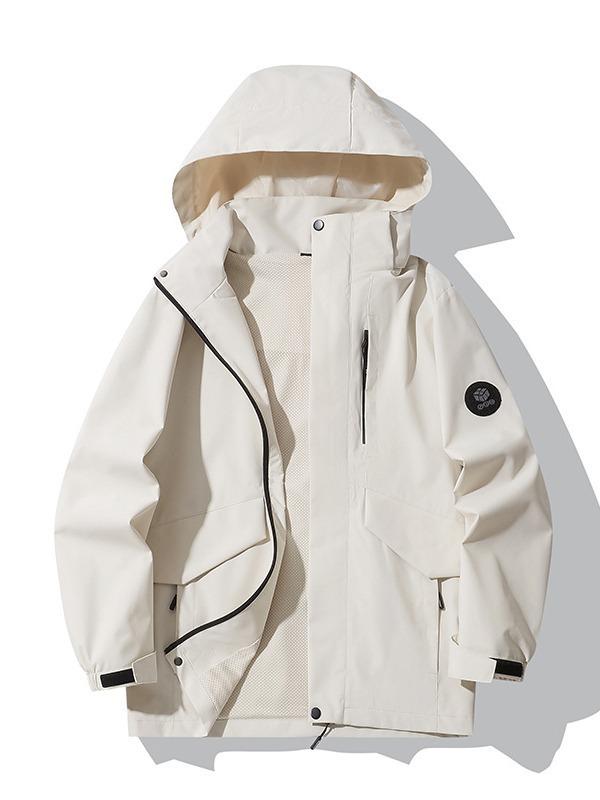 マウンテンパーカー メンズ アウトドア 登山 防風 防水 フード付き ジャケット アウター 作業服 春秋 ..