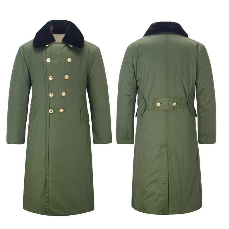 コート 男性用 ミリタリー ロング丈 コットン 防寒着 作業着 カーキ ワークウェア 秋冬 釣り 登山 キャ..