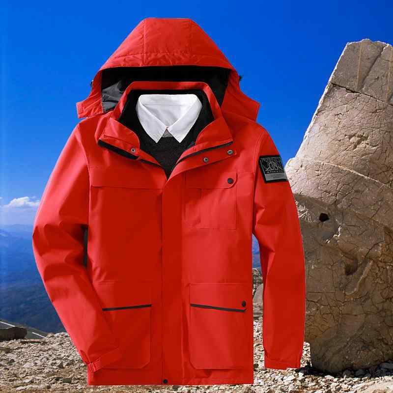 マウンテンパーカー 男女兼用 防風 防水 防寒 登山ウェア アウトドアウェア スキー...