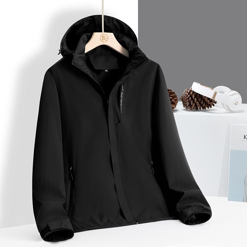 ・カテゴリ: ジャケット・機能: 保温・生地: ナイロン・柄: 無地・対象: ユニセックス・スタイル: カーディガン・フード: あり(取り外し可能)・組成: シングルセット・素材: ポリエステル・防水性: 3000mm・シーン: マッサージ, ランニング, フィットネス, スポーツ, サイクリング, ハイキング, キャンプ, 各種球技・カラー: ネイビー, ブラック, 迷彩白, 迷彩グレー, 迷彩ブルー, ダークグレー, 迷彩ピンク, 迷彩パープル, 桜ピンク, 豆グリーン・サイズ: L, XL, 2XL, 3XL, 4XL, 5XL・アウター生地: ポリエステル・防水透湿指数: 5001mm-10000mm・フィット: レギュラー・着丈: レギュラー・加工: 防しわ加工